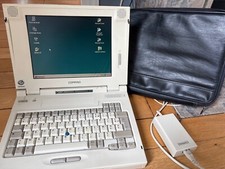 Compaq LTE 5000 Vintage laptop Pentium 75 24 MB RAM - Fully working - Windows 95