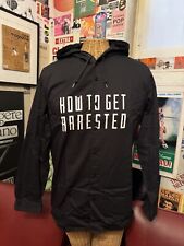 SUPREME How to Get Arrested Buttondown Hood Shirt SS14 Black