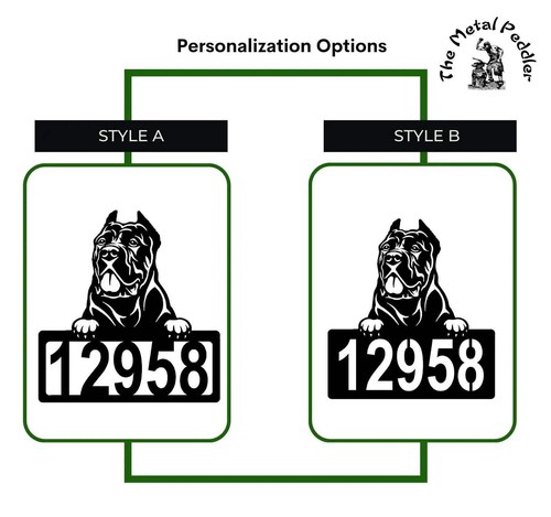Cane corso address sign - address,