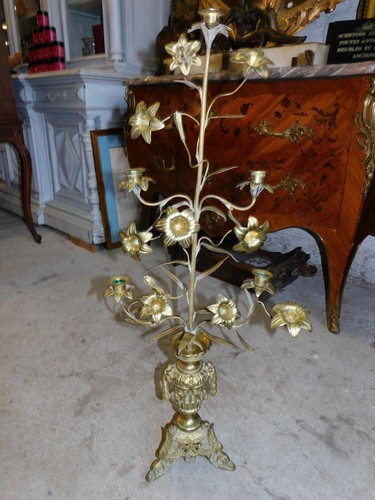 Grande candelabro fiori con - grande,