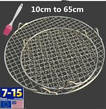 Rete metallica rotonda in acciaio inox per barbecue cottura cottura cottura a vapore