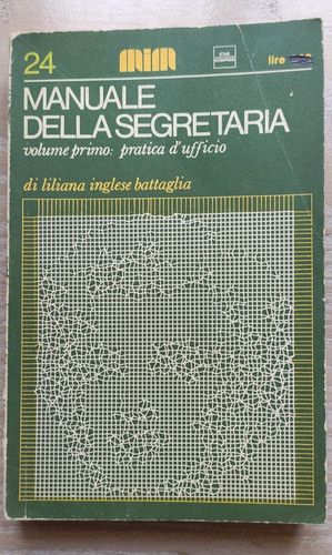 Manuale della segretaria vol - manuale,