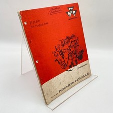 Massey Ferguson Motore Perkins A 4.107 A 4.99 Lista Di Ricambi Riparazione 1967