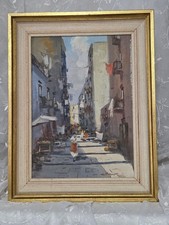 Dipinto olio vintage firmato