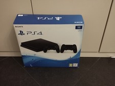 ps4 slim 1tb nera con 2 controller, cavi hdmi, usb e di alimentazione originali