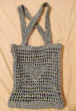 Borsa Fatta a mano all'Uncinetto, in Juta, Doppio manico, Pezzo Unico