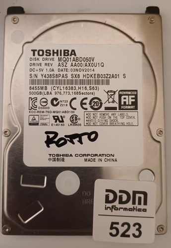 Pcb per toshiba mq01abd050v - per,