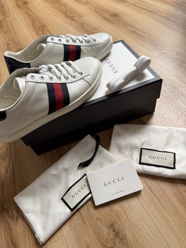 Sneakers gucci ace blu - gucci, blu/rosso