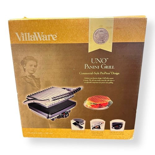 Villaware uno panini grill - uno,