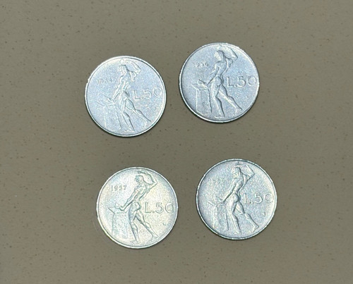 Lotto monete lire - monete, vulcano