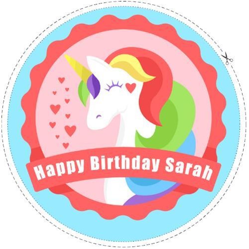 Cake topper unicorno - topper,