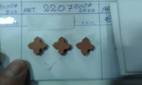 100 mattoni croce 15x15mm - mattoni,