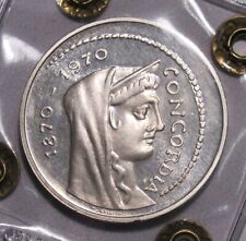 REPUBBLICA ITALIANA 1000 LIRE 1970 PROVA ROMA CAPITALE (R) FDC/FS