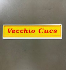 Targa in metallo Vecchio Cucs  Roma