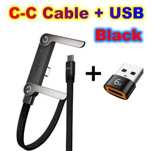 Cavo ricarica 240w con usb - di,