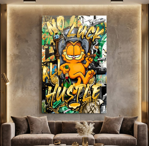 Pop art garfield no - garfield,, luck