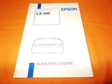 epson lx-300 stampante ad impatto guida per l'utente 1995 br. cucita