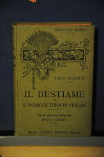 1925 -  MANUALE HOEPLI - IL BESTIAME E L'AGRICOLTURA IN ITALI - TERZA EDIZIONE