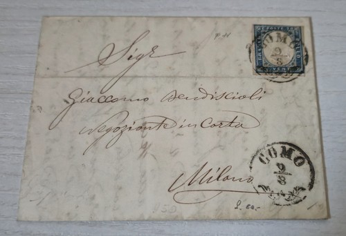 Regno italia 1862 busta - d'italia,