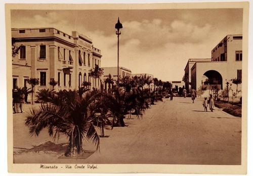 Cartolina misurata via conte - cartolina,