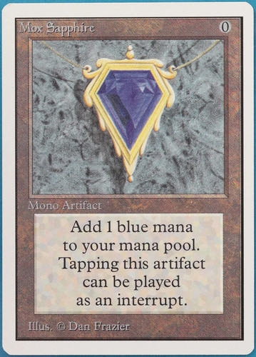 Mox sapphire unlimited quasi - mox,