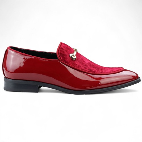 Uomo smart rosso mocassino - smart,