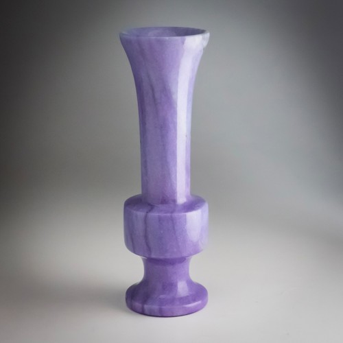 Turned purple alabaster - purple, stone