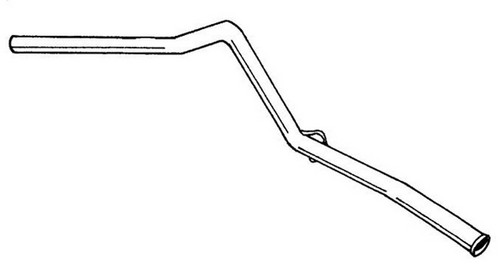 Tubo gas scarico per - cv,