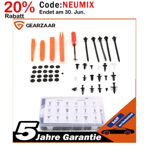 Kit clip fissaggio 435pz