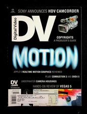 DV Digital Video Magazine NOVEMBER 2004 Apple's Realtime Motion Graphics Review