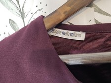 Angela Mele Milano Dress Plum