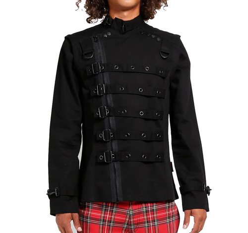 Men black gothic military - black,