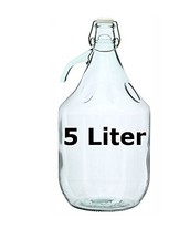 Damigiana in vetro da 5 litri