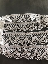 Pizzo, bordura, merletto fatto