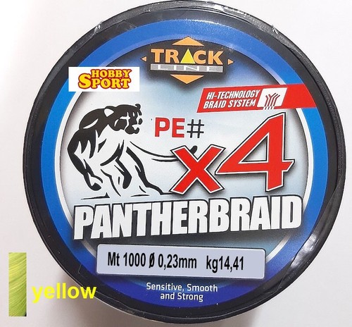 Panther braid yell0w 1000 - braid,