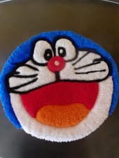 tappeto tufting in lana fatto a mano rotondo dim.35x35cm