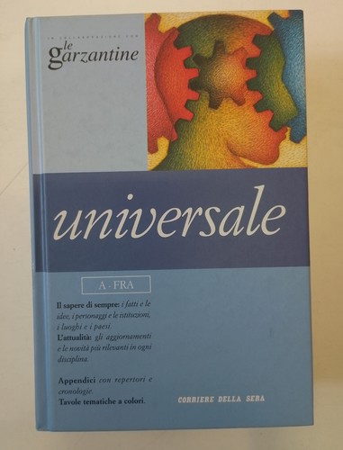 Enciclopedia universale - enciclopedia,