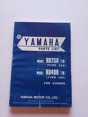 Yamaha 250 1a2 - -, 1a3