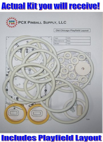 Kit anelli gomma flipper - kit,