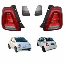Kit Fanali Posteriori Destro e Sinistro Senza Porta Lampada Fiat 500 dal 07/2015
