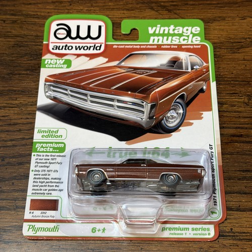 Auto world 1971 - plymouth, sport