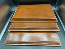 3 basi di legno. 30 x 20. No