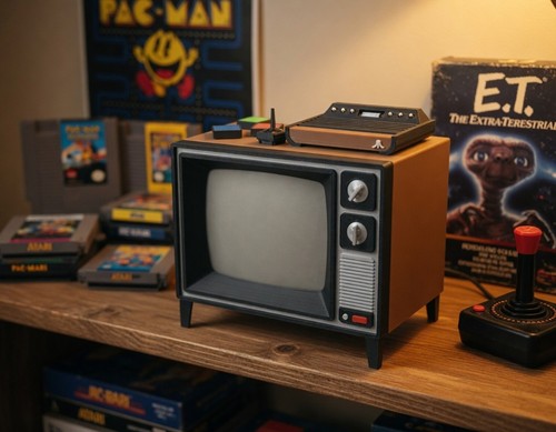 Retrò anni 80 con - tv,