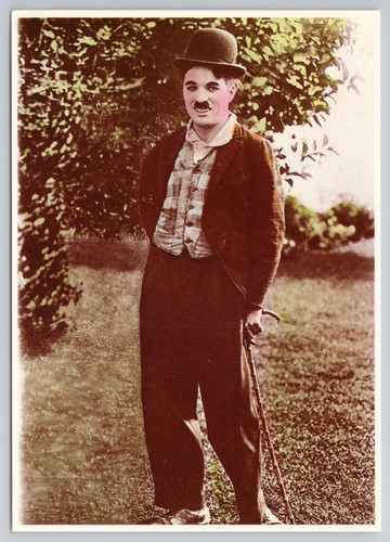 Charlie chaplin cartolina - charlie,