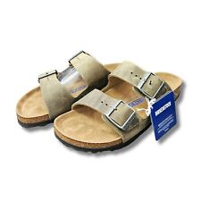 Sandali da uomo Birkenstock Arizona verdi infradito in pelle taglia 41 stretta