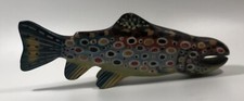 Wood Carved Salmon Trout