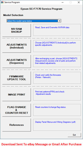 Epson plotter service program - service,