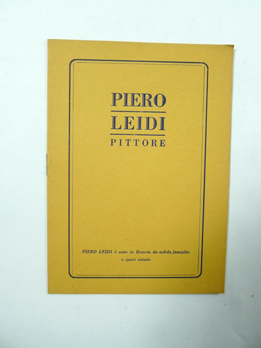 Brochure pittore piero - pittore,