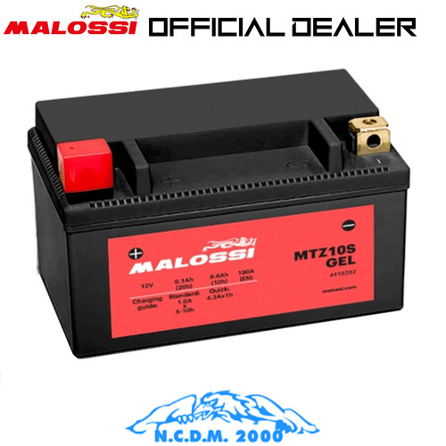 Batteria malossi mtz10s gel - batteria,