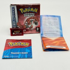 Pokemon Rubino Nintendo Gameboy Advance GBA Italiano ITA Originale New Battery
